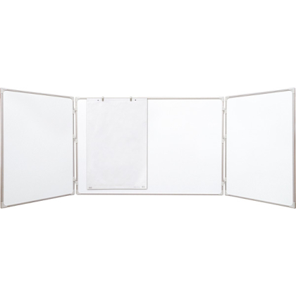 Tablica rozkładana 2x3 (tryptyki) Powierzchnia suchościeralna - biała&nbsp120×90/240